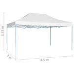Partytent Inklapbaar 3X4,5 M Wit