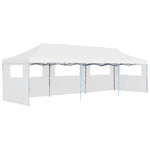 Partytent Pop-Up Met 5 Zijwanden 3X9 M Wit