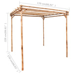 Pergola 170X170X220 Cm Bamboe