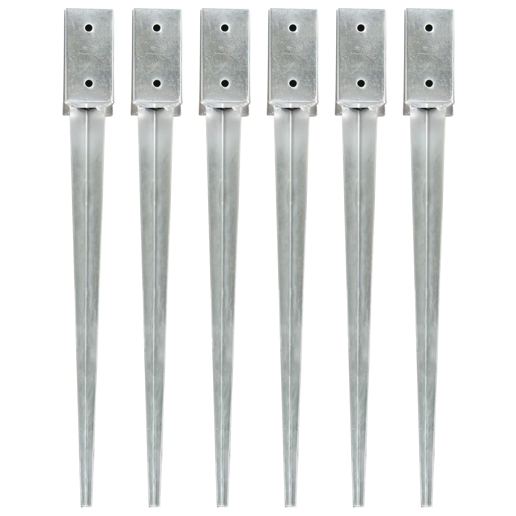 Grondpinnen Gegalvaniseerd Staal Zilverkleurig
