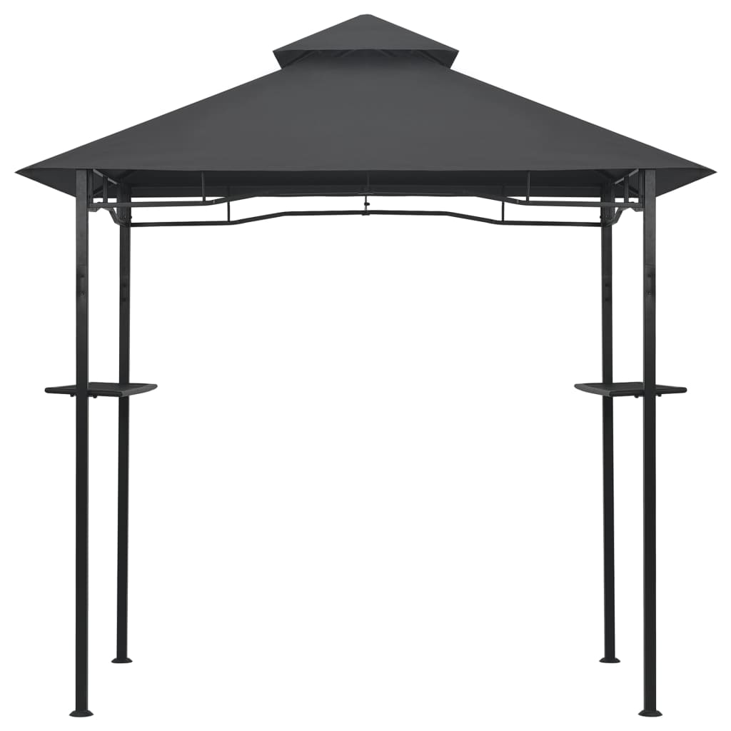 Barbecue Paviljoen 240X150X255 Cm Staal Antraciet