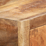 Wandtafel 90X30X75 Cm Massief Gerecycled Hout Goudkleurig