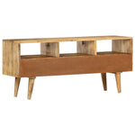 Tv-Meubel 110X36X50 Cm Massief Mangohout