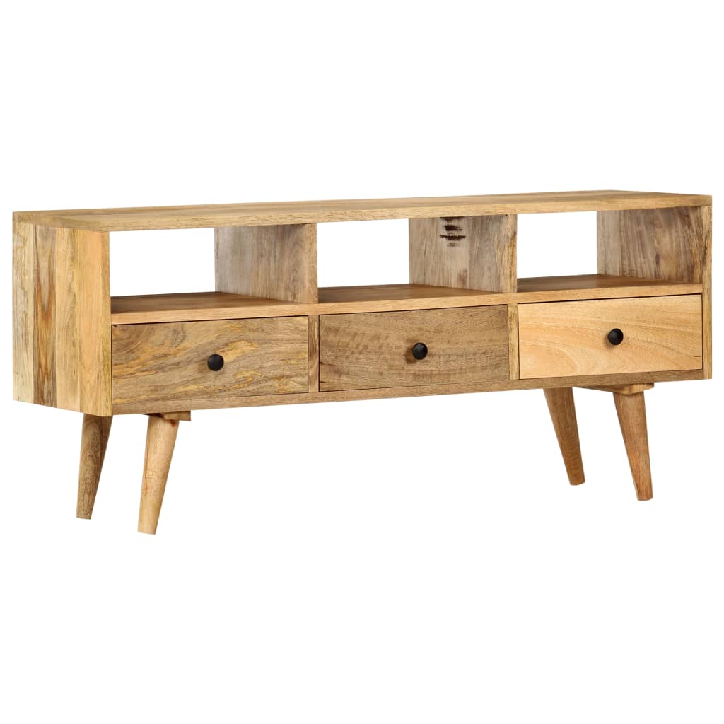 Tv-Meubel 110X36X50 Cm Massief Mangohout