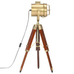 Vloerlamp Driepoot 69 Cm Massief Mangohout