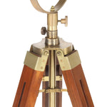 Vloerlamp Driepoot 165 Cm Massief Mangohout