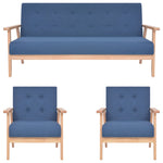 3-Delig Bankstel Stof