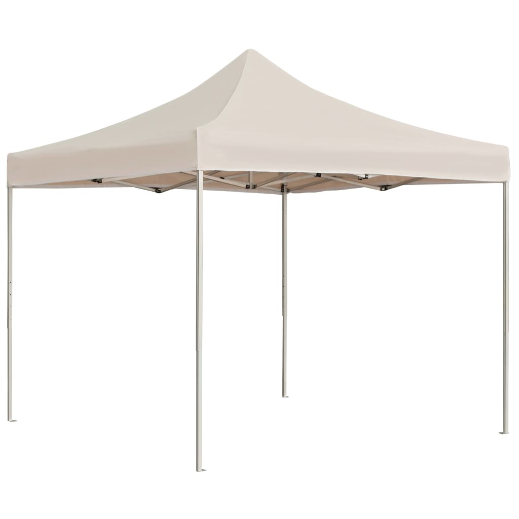 Partytent Professioneel Inklapbaar 2X2 M Aluminium Crème