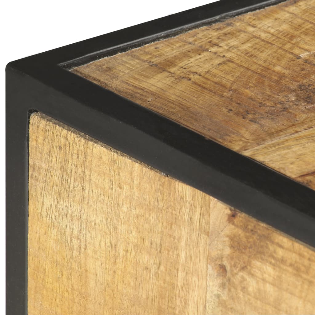 Tv-Meubel 130X30X39 Cm Massief Mangohout