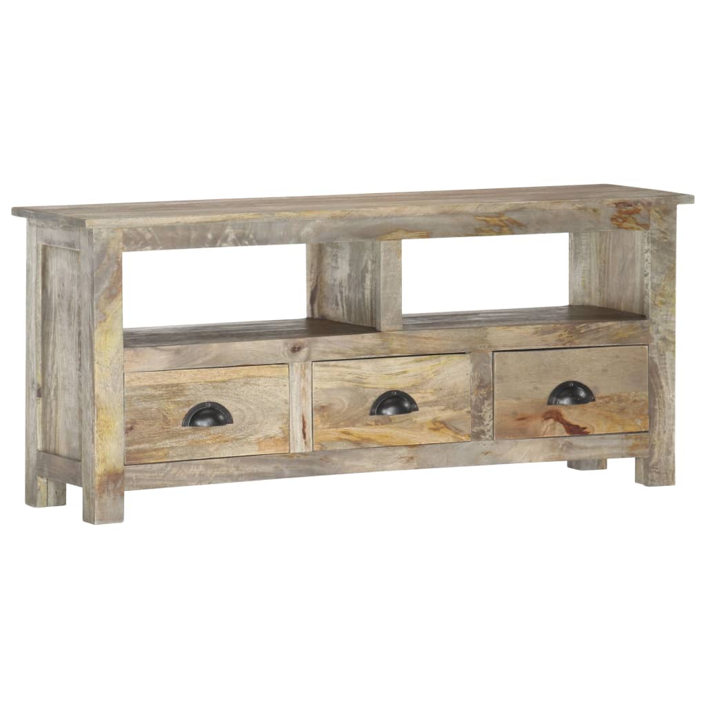 Tv-Meubel 110X30X50 Cm Massief Mangohout