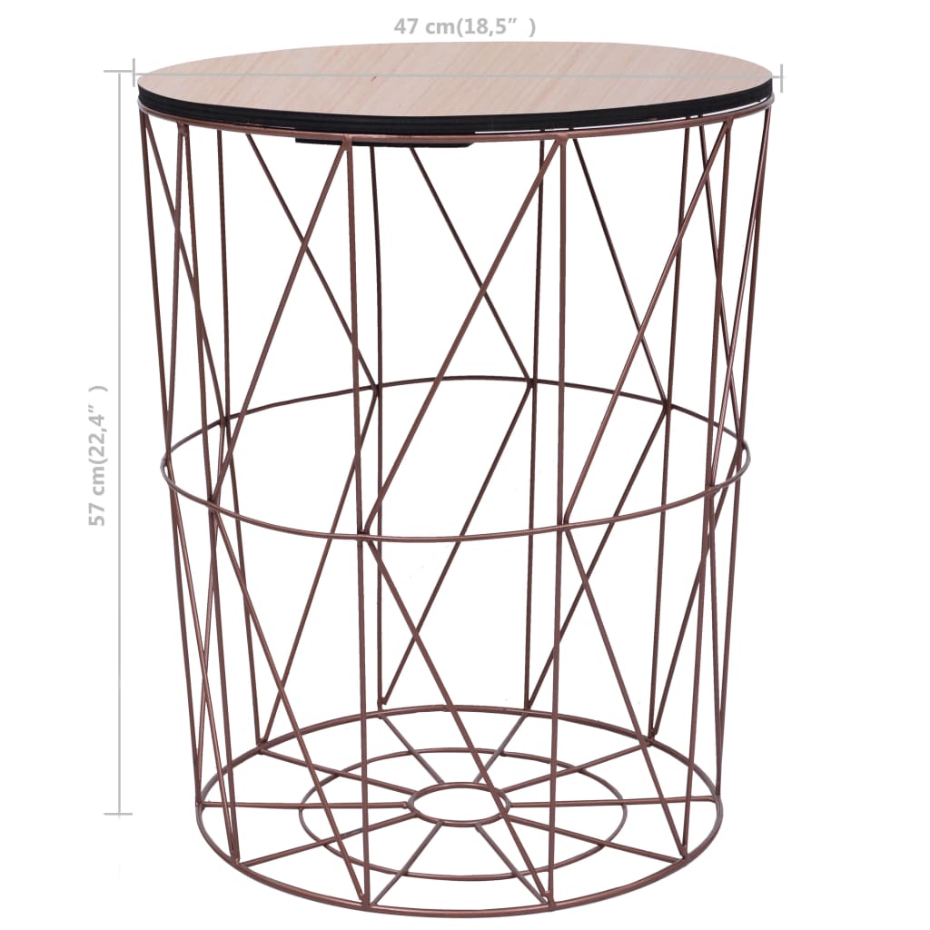 Salontafel Ø 47 Cm Kleurig