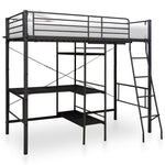 Stapelbedframe Met Tafel Metaal