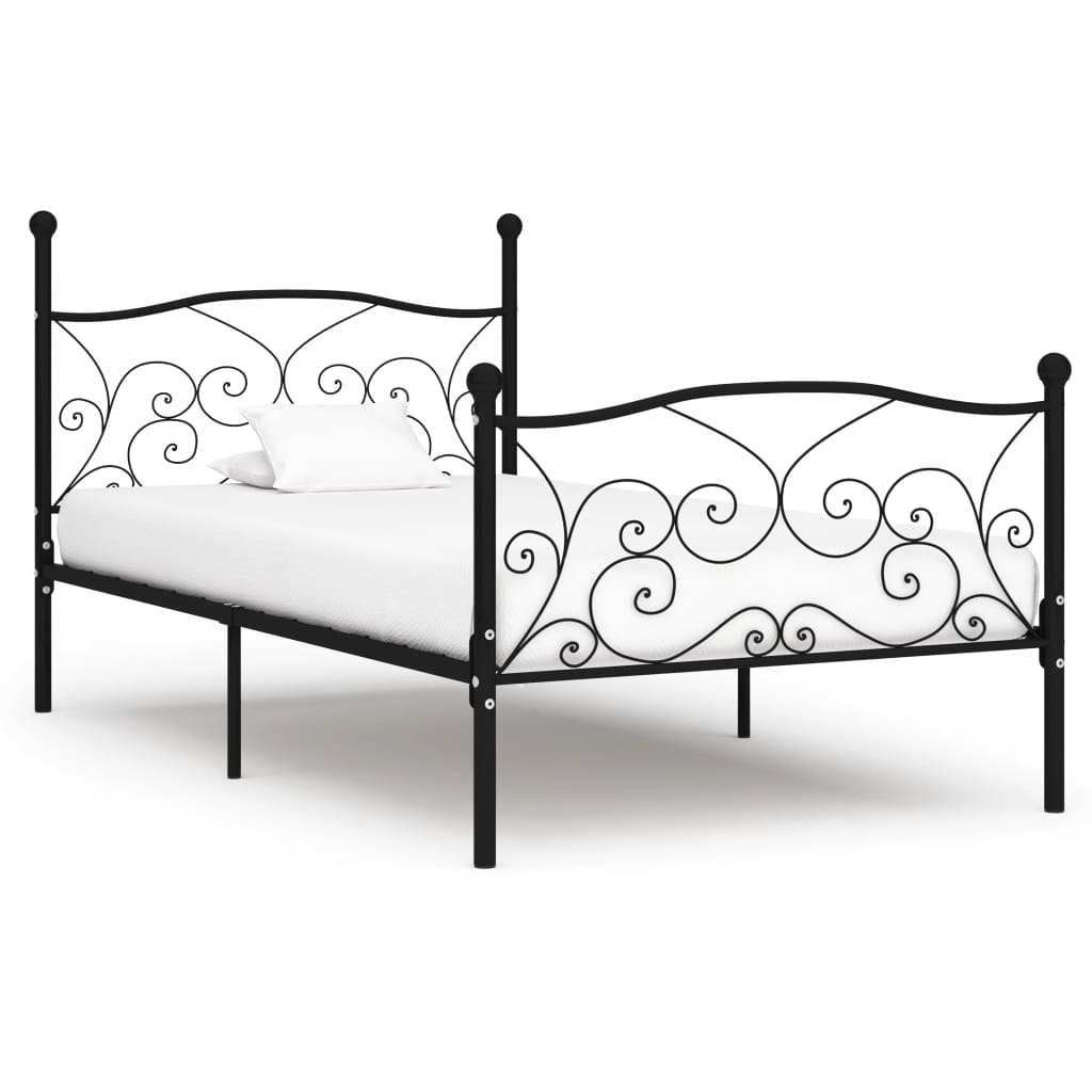 Bedframe Met Lattenbodem Metaal