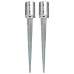 Grondpinnen Gegalvaniseerd Staal Zilverkleurig