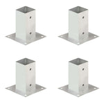 Paalankers 4 St 71 Mm Gegalvaniseerd Metaal