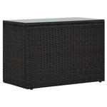 -Delige Loungeset Met Kussens Poly Rattan