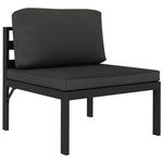 6-Delige Loungeset Met Kussens Aluminium Antraciet