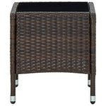 Tuintafel 40X40X45 Cm Poly Rattan