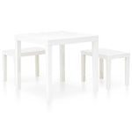 Tuintafel Met 2 Banken Kunststof