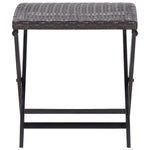 Kruk Inklapbaar Poly Rattan