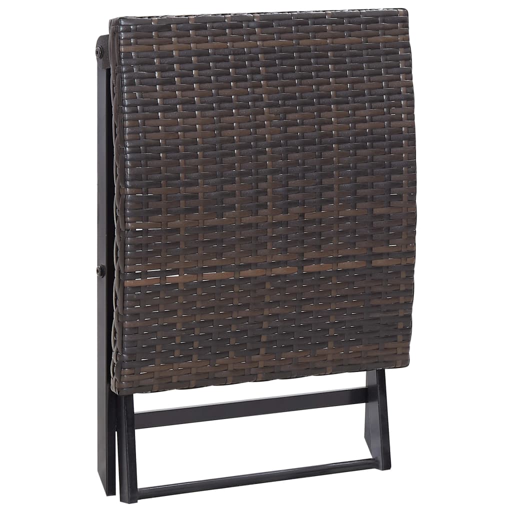 Kruk Inklapbaar Poly Rattan