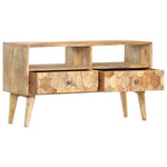 Tv-Meubel 90X30X50 Cm Massief Mangohout