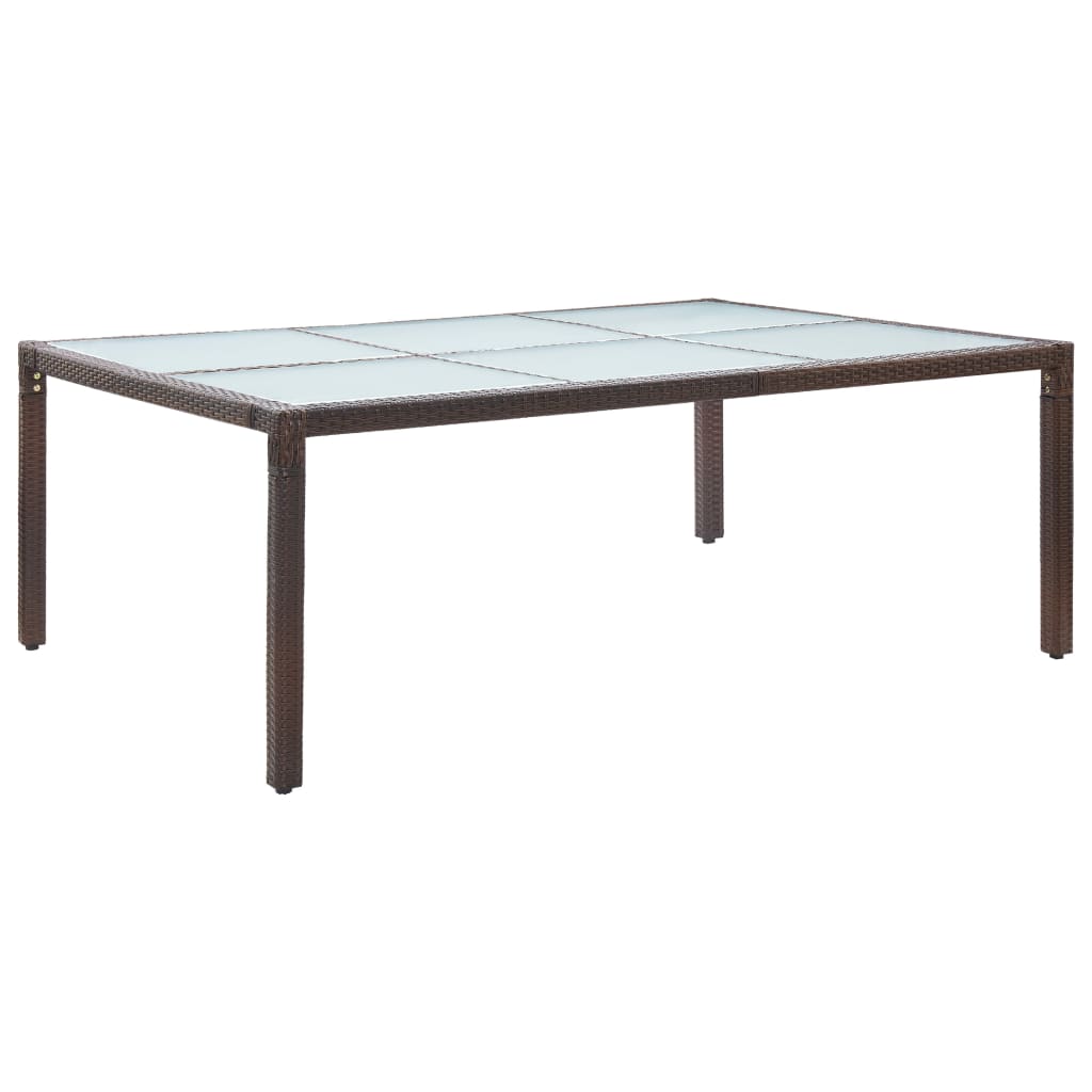 Tuintafel 200X50X74 Cm Poly Rattan