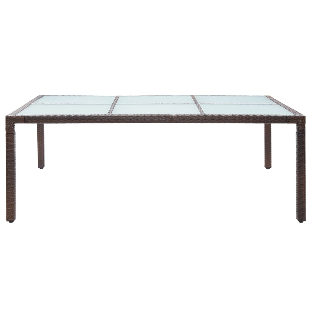 Tuintafel 200X50X74 Cm Poly Rattan