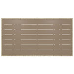 Tuintafel 130X70X66 Cm Poly Rattan Grijs