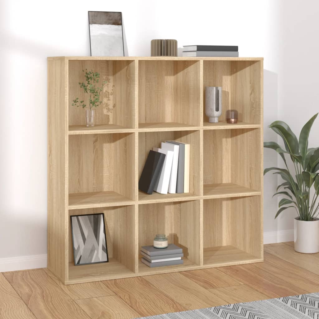 Boekenkast 98X29X97,5 Cm Bewerkt Hout