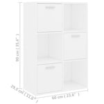 Opbergkast 60X29,5X90 Cm Bewerkt Hout