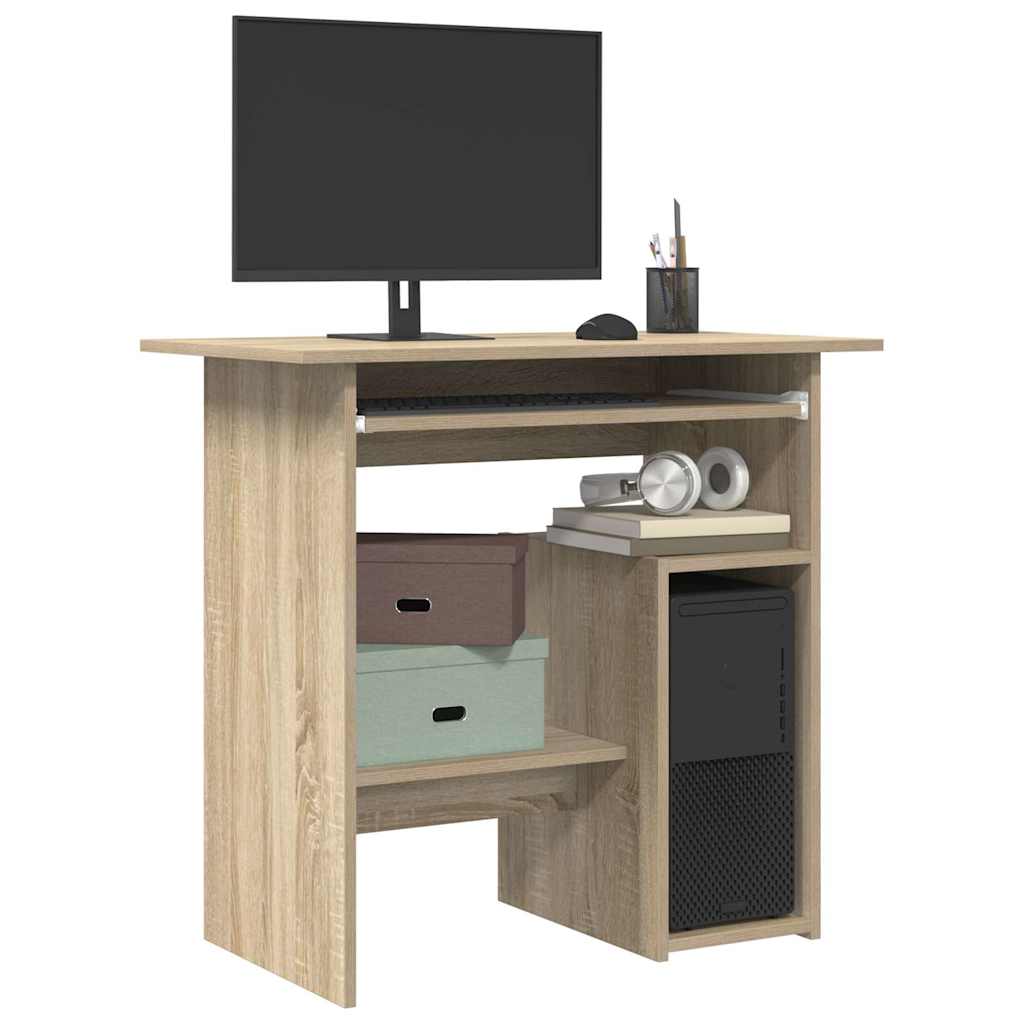 Bureau 80X45X74 Cm Bewerkt Hout