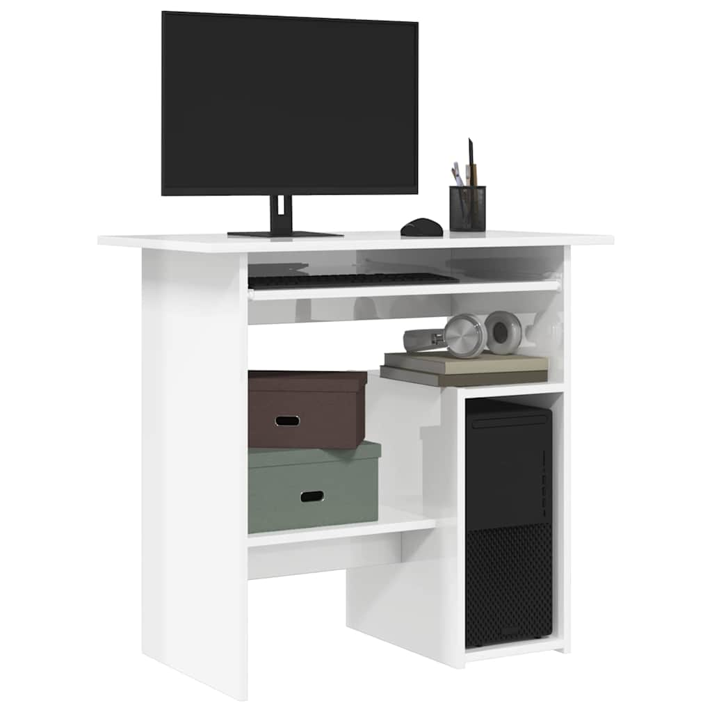 Bureau 80X45X74 Cm Bewerkt Hout