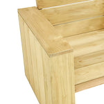 Tuinstoelen 89X76X76 Cm Geïmpregneerd Grenenhout
