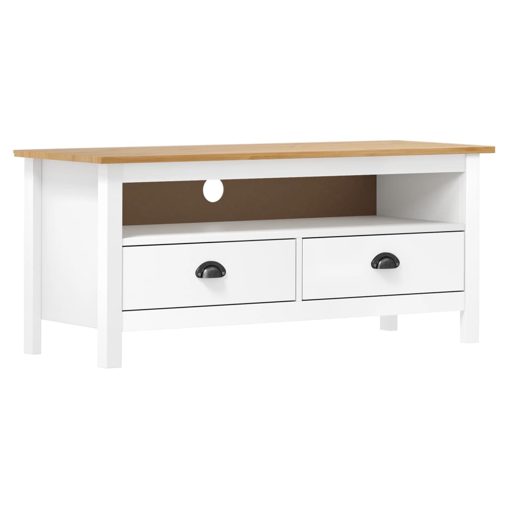 Tv-Meubel Hill 110X40X47 Cm Grenenhout Honing