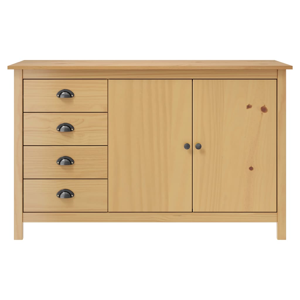 Dressoir Hill 130X40X80 Cm Massief Grenenhout Honing