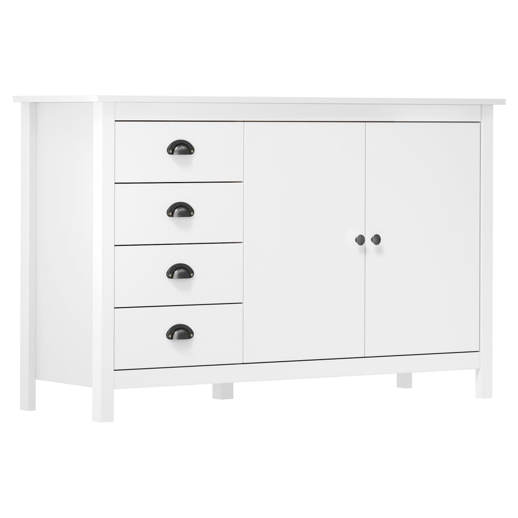 Dressoir Hill 130X40X80 Cm Massief Grenenhout Honing