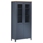 Hoge Kast Hill 85X37X170,5 Cm Massief Grenenhout
