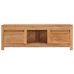 Tv-Meubel 100X30X35 Cm Massief Teakhout