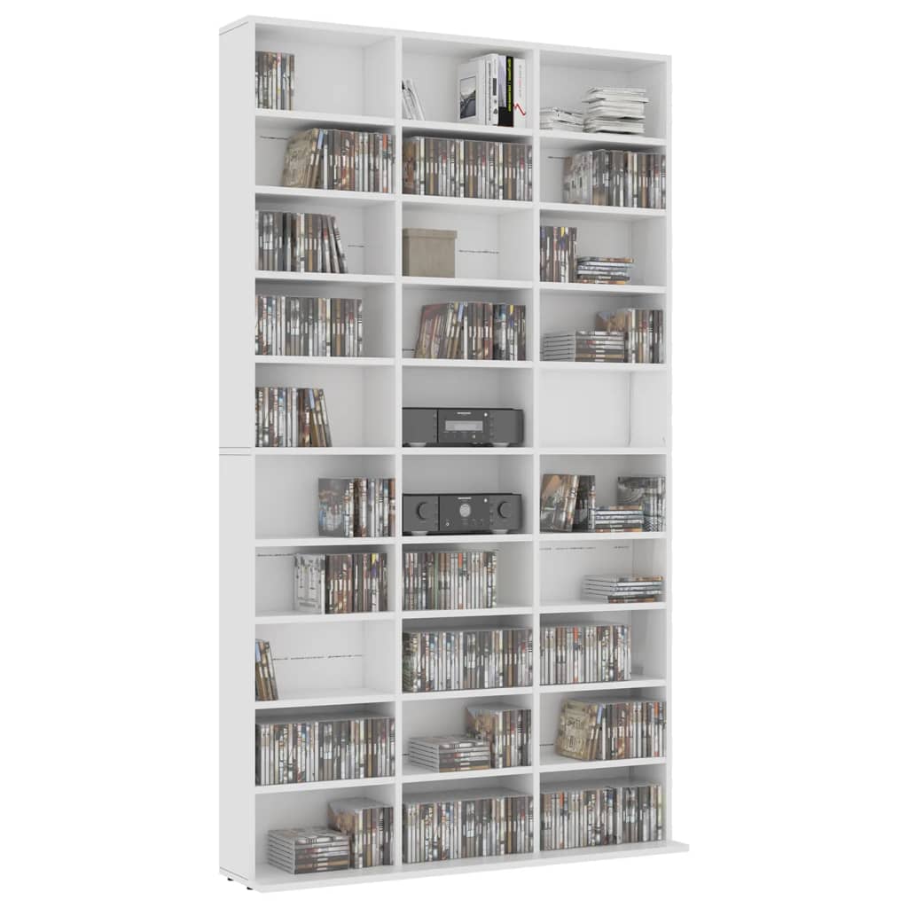 Cd-Kast 102X16X177,5 Cm Bewerkt Hout