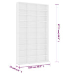 Cd-Kast 102X16X177,5 Cm Bewerkt Hout