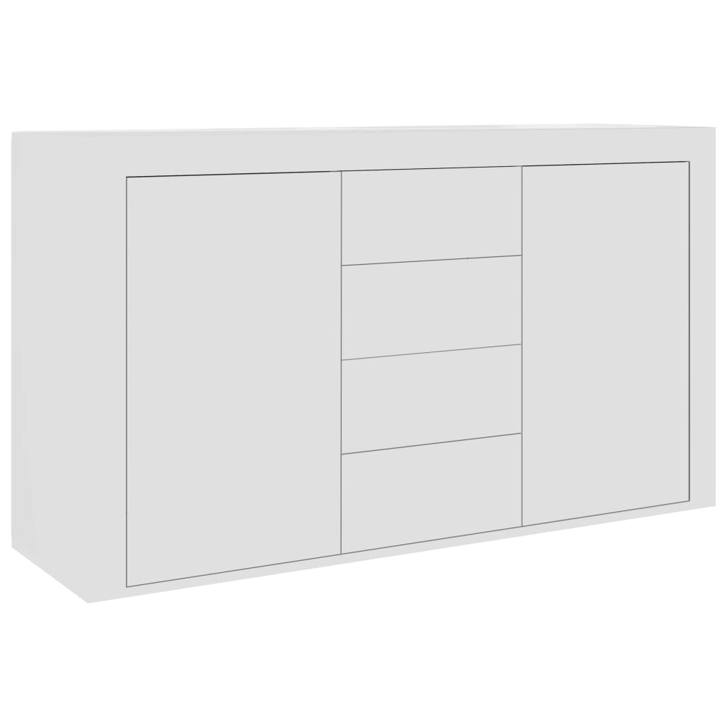 Dressoir 120X36X69 Cm Bewerkt Hout