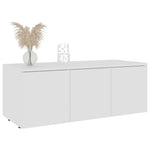 Tv-Meubel 80X34X30 Cm Bewerkt Hout
