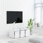 Tv-Meubel 80X34X30 Cm Bewerkt Hout