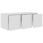 Tv-Meubel 80X34X30 Cm Bewerkt Hout