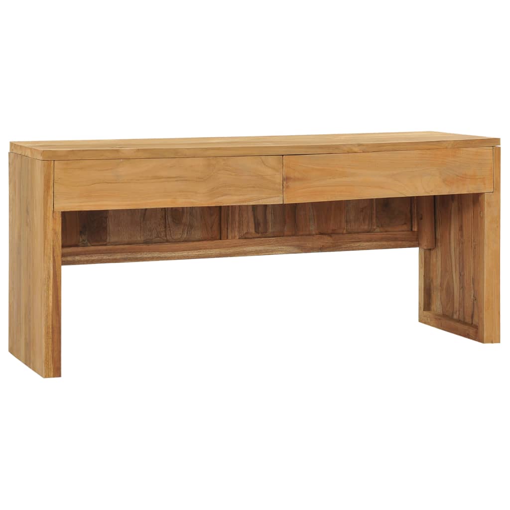 Tv-Meubel 100X35X45 Cm Massief Teakhout