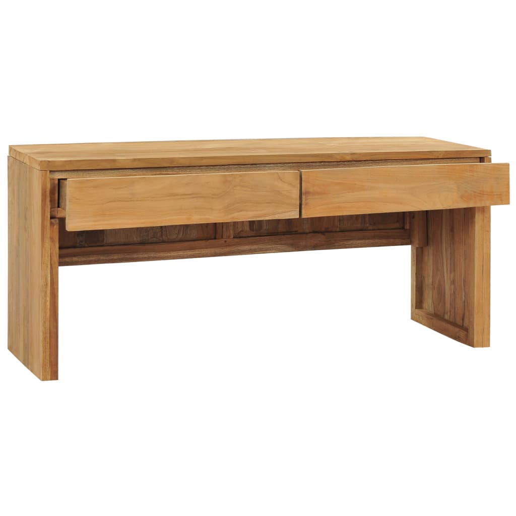 Tv-Meubel 100X35X45 Cm Massief Teakhout