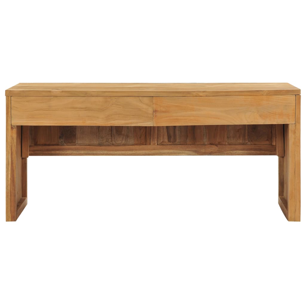 Tv-Meubel 100X35X45 Cm Massief Teakhout