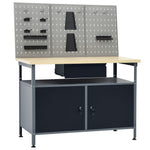 Werkbank Met Drie Wandpanelen