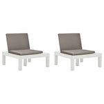 Loungestoelen Met Kussens Kunststof